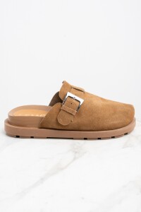 Zueco Gamuza Camel