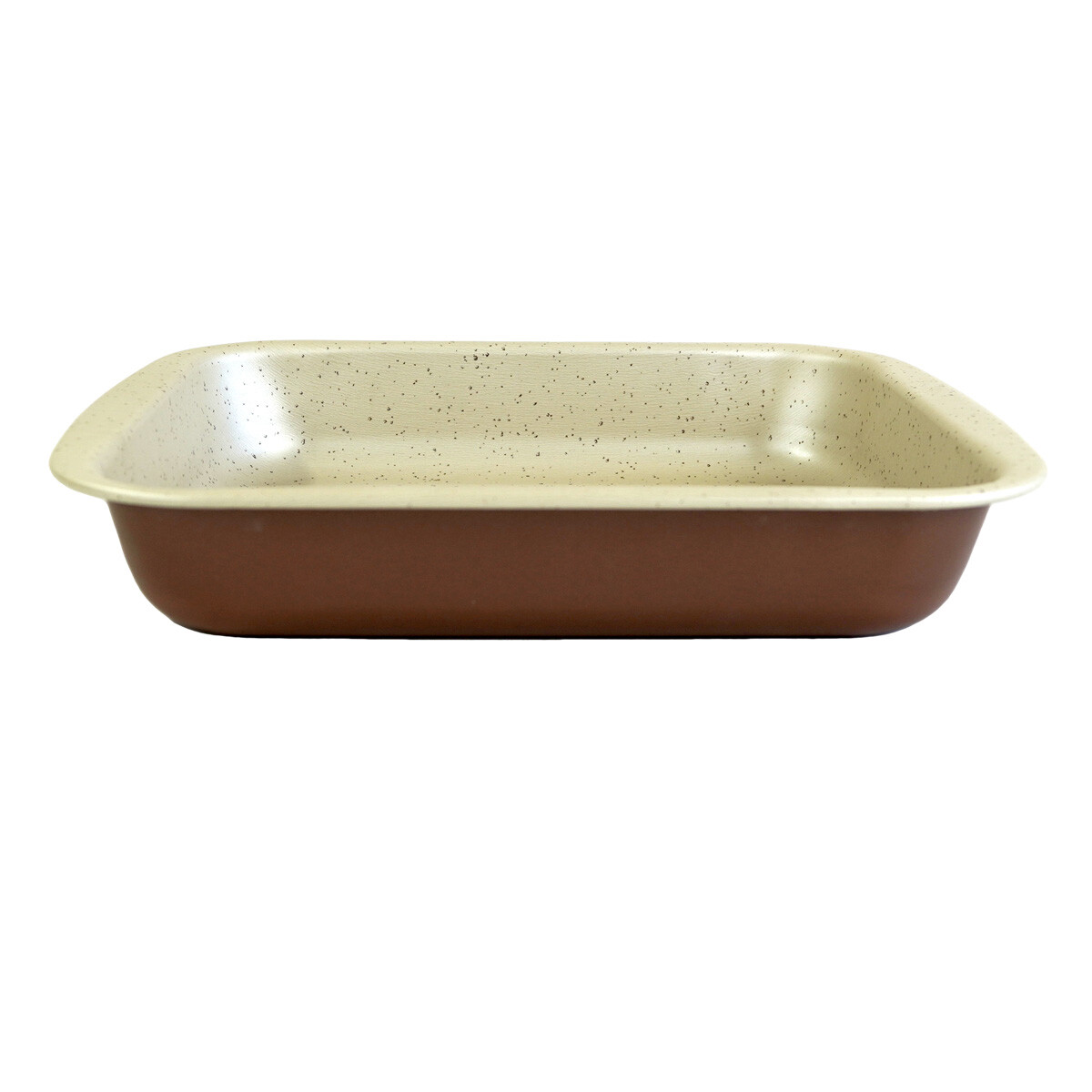 ASADERA HONDA 3LT 27.5X22X5.5CM BEIGE/TERRACOT TROPICOS MARTINAZZO 