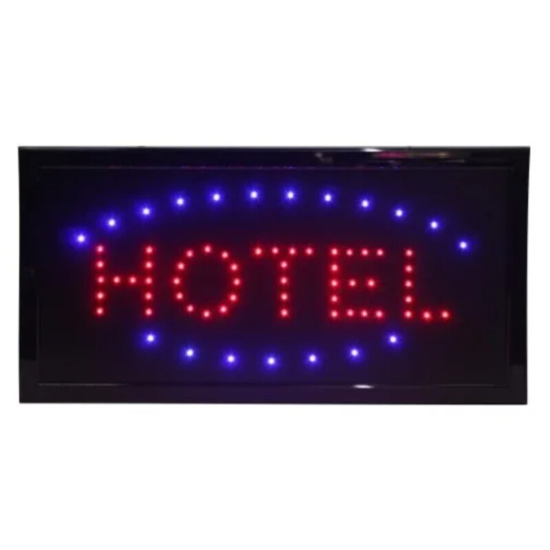 Cartel Led Hotel Luminoso 220 Volts #455360873 Cartel Led Hotel Luminoso 220 Volts #455360873