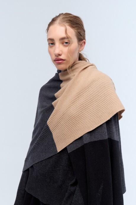Ruana York Charcoal