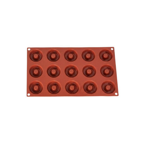 Molde de Mini Donas de Silicona 15 Cavidades Molde de Mini Donas de Silicona 15 Cavidades