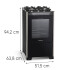 Cocina A Gas Punktal Pk-490g COCINA A GAS PUNKTAL PK-490G CON GRILL