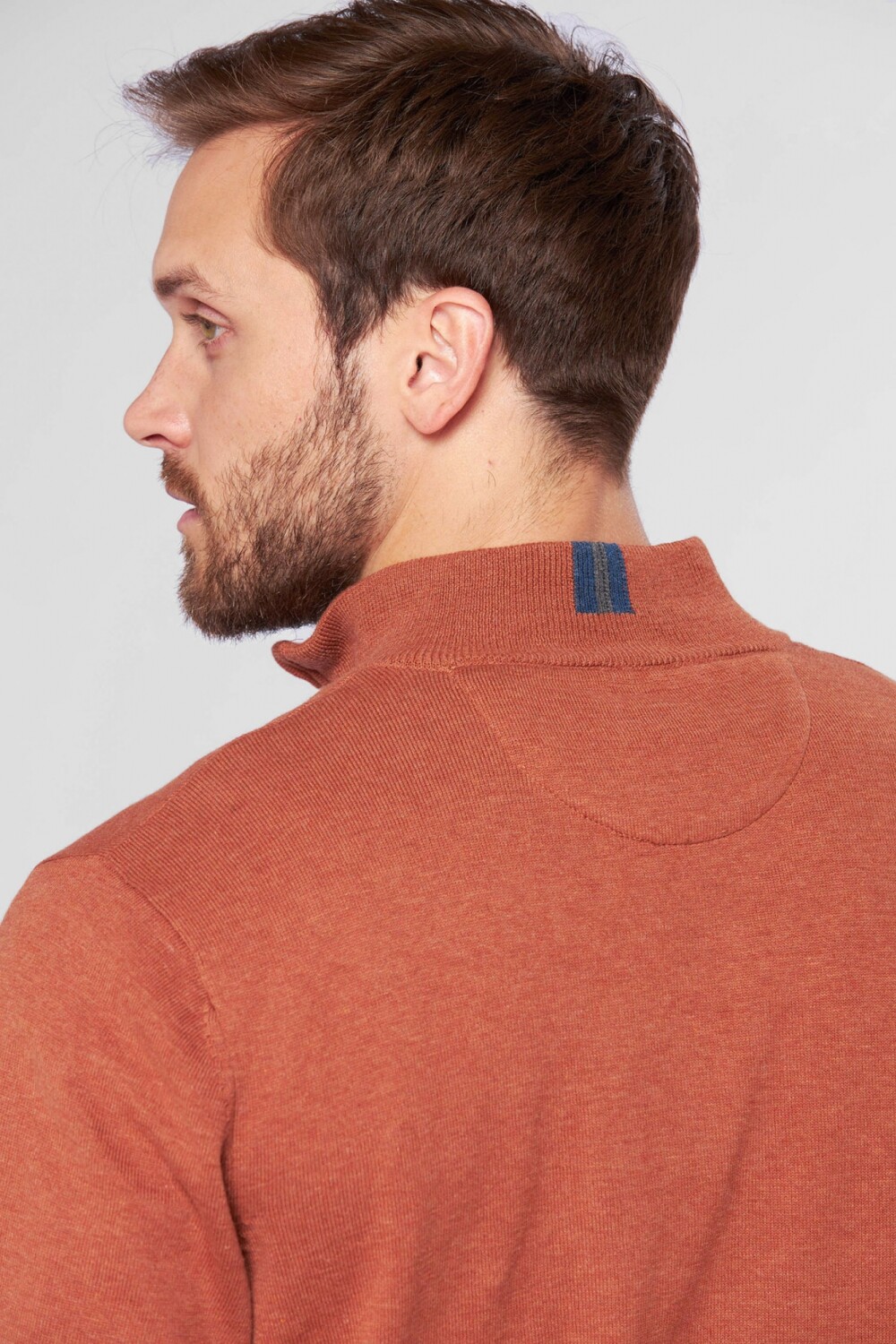 BUZO TEJIDO DE ALGODÓN Ladrillo