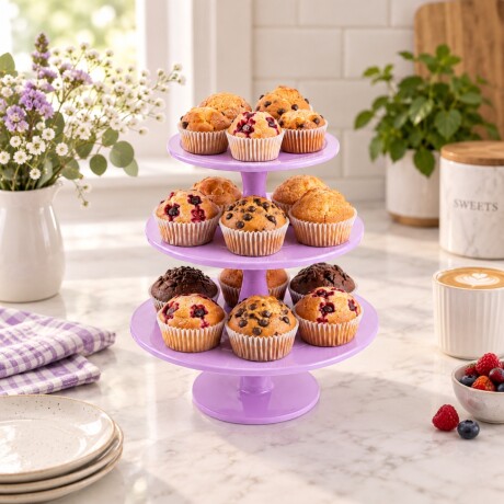Porta Muffin Rosado Porta Muffin Rosado