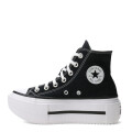 Championes Unisex Converse Lift Double Stack Negro - Blanco