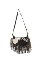 Morral con flecos Negro