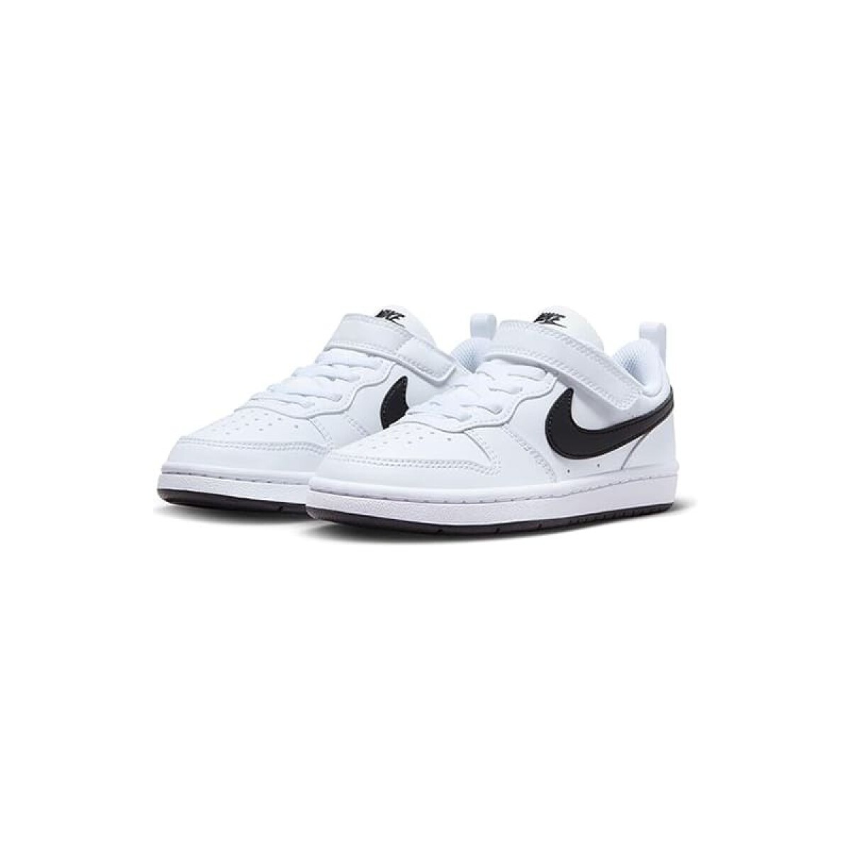 Championes Nike Court Borough Low de Niños - DV5457-104 - Blanco-negro 