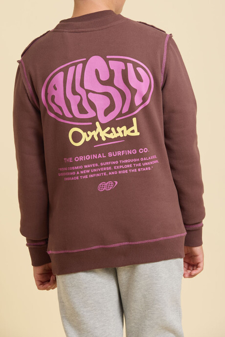 SWEATER CARMO TEEN RUSTY MarrÓn