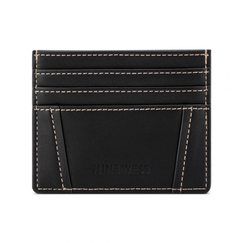 Small Leather Goods Fleura Card Case Black