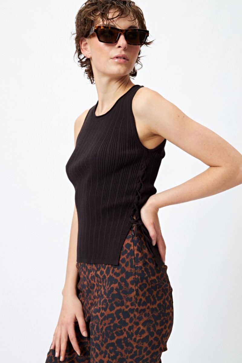 TOP ELVIA Negro