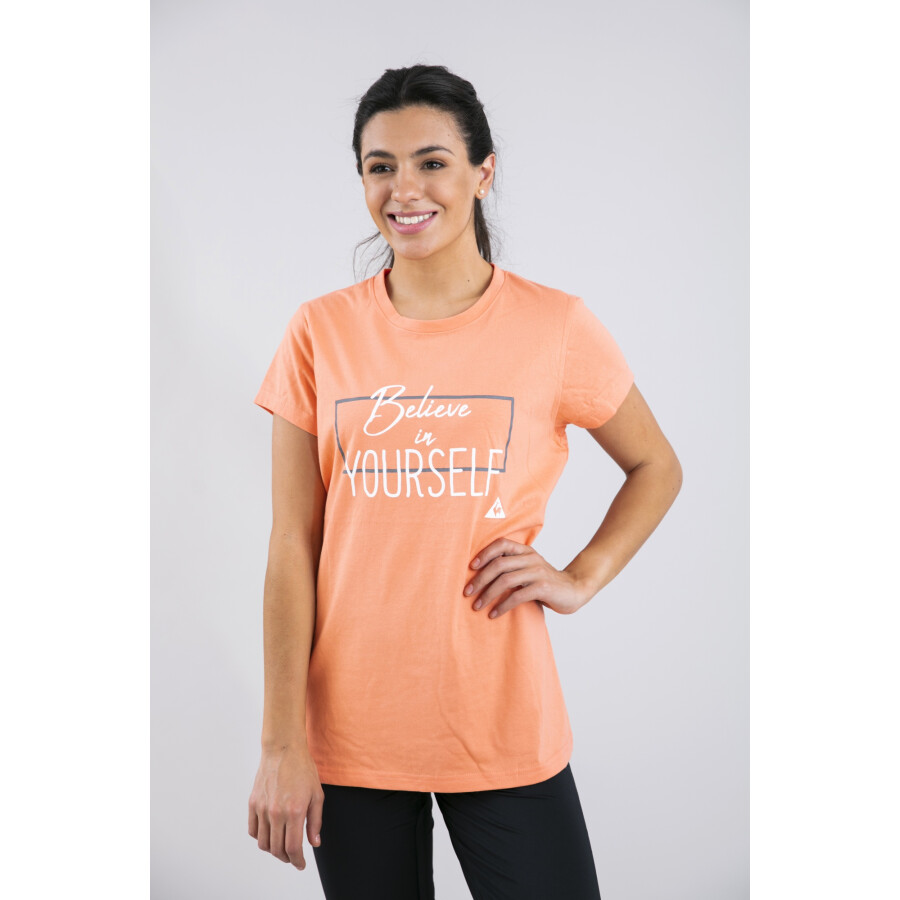 LECOQ T-SHIRT CORAL
