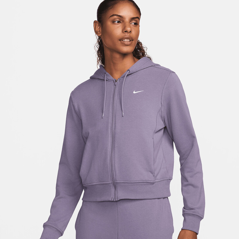 Abrigo Nike One Dri-Fit Con cierre Hoodi de Mujer Multicolor