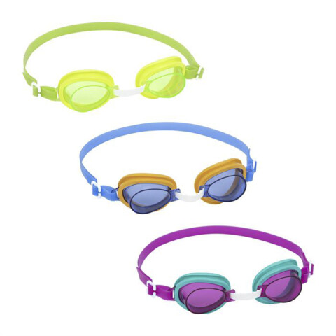 Lentes Natación Bestway Protección UV Colores Surtidos Más 3 Años