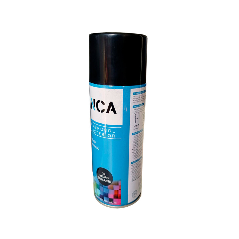 Pintura Aerosol Negro Brillante 400ml Pintura Aerosol Negro Brillante 400ml