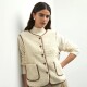 Chaleco Alden Beige