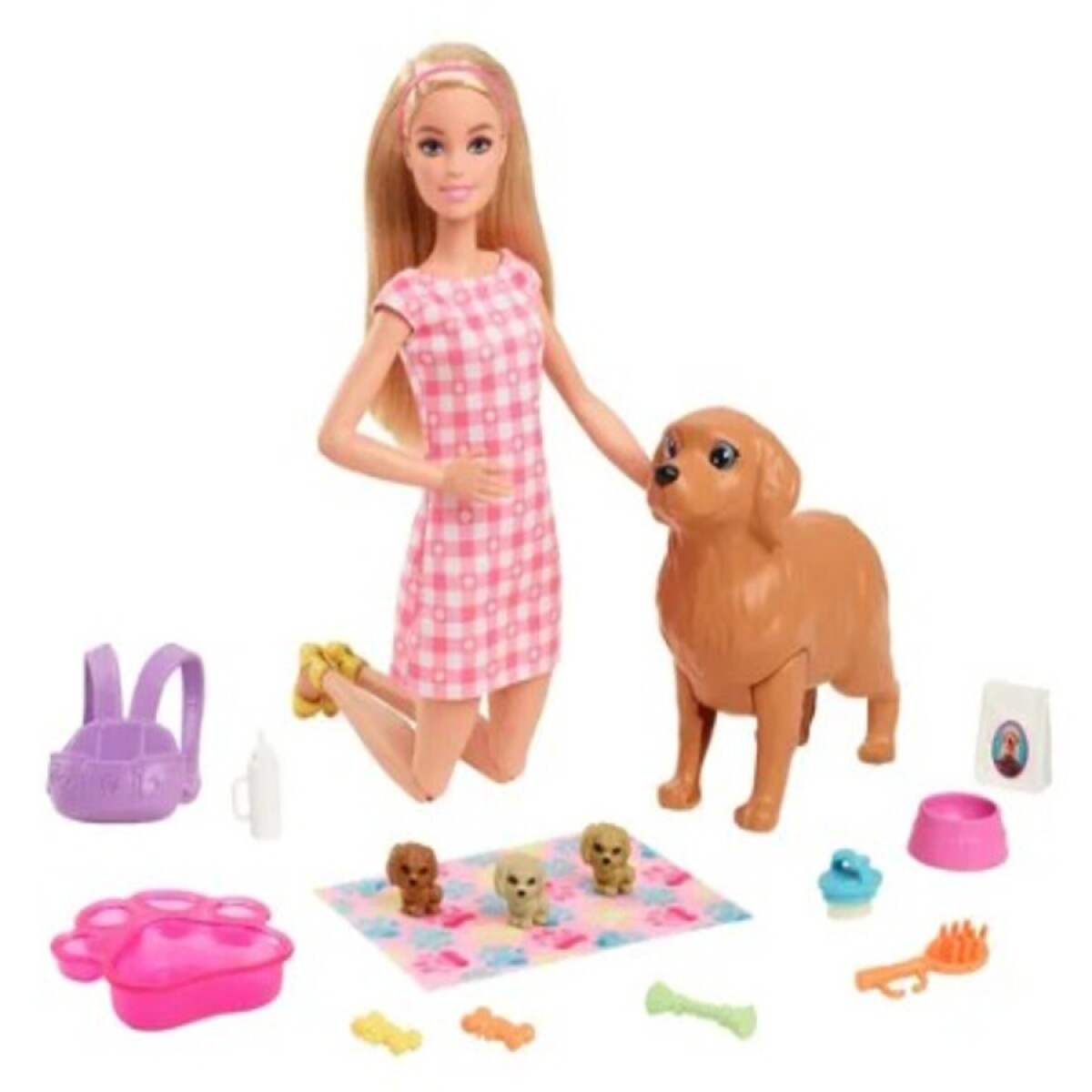 Set Barbie Perritos Recién Nacidos 