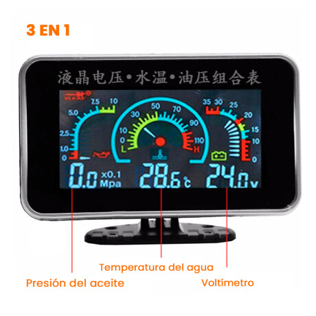 INSTRUMENTO RELOJ MEDIDOR - PANEL DIGITAL LCD 12/24V TRIO INSTRUMENTOS WESTON INSTRUMENTO RELOJ MEDIDOR - PANEL DIGITAL LCD 12/24V TRIO INSTRUMENTOS WESTON