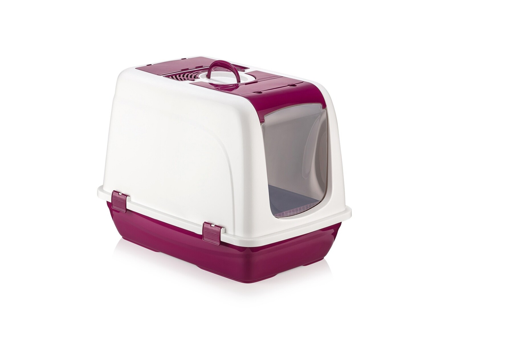CAJA SANITARIA DUBEX GRANDE FUCSIA 