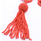 Collar largo de coral antiguo. Collar largo de coral antiguo.