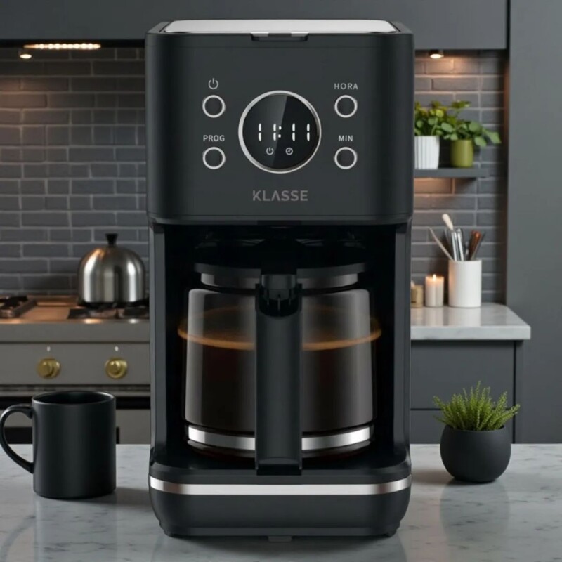 Cafetera digital Klasse 1,5Lts. | Timer Programable | Filtro reutilizable Cafetera digital Klasse 1,5Lts. | Timer Programable | Filtro reutilizable