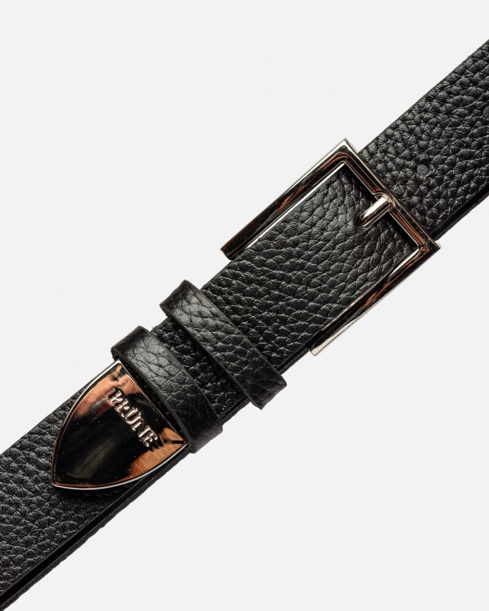 Cinturon Coconut en cuero graneado Negro