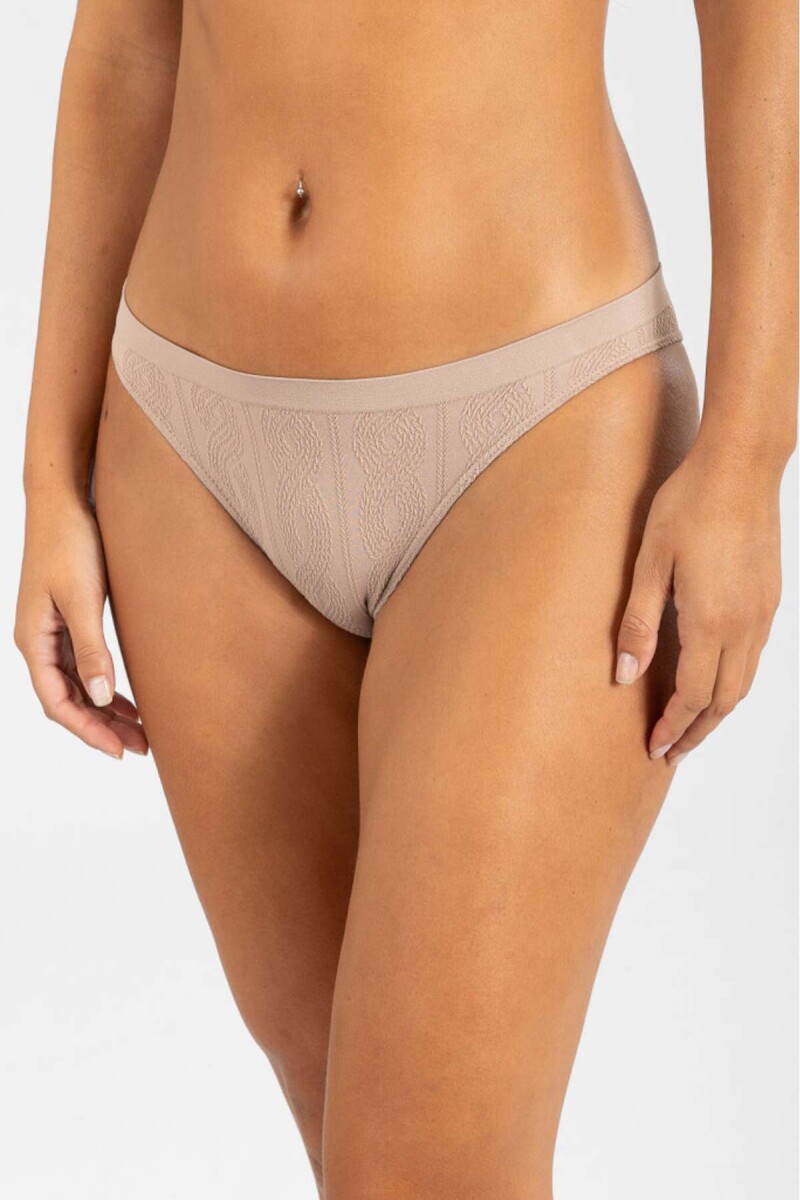 Pack x2 bikini sacks every day - Tostado 