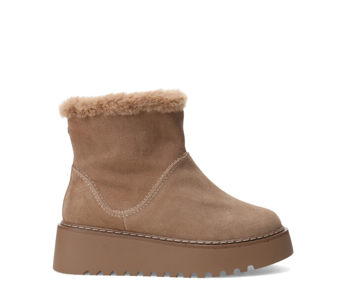 Botas de Mujer Bottero Caña Alta Con Piel Beige