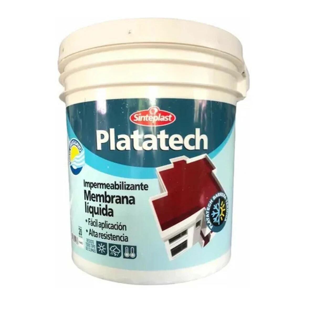 Platatech Membrana Liquida 20kgs - Gris 