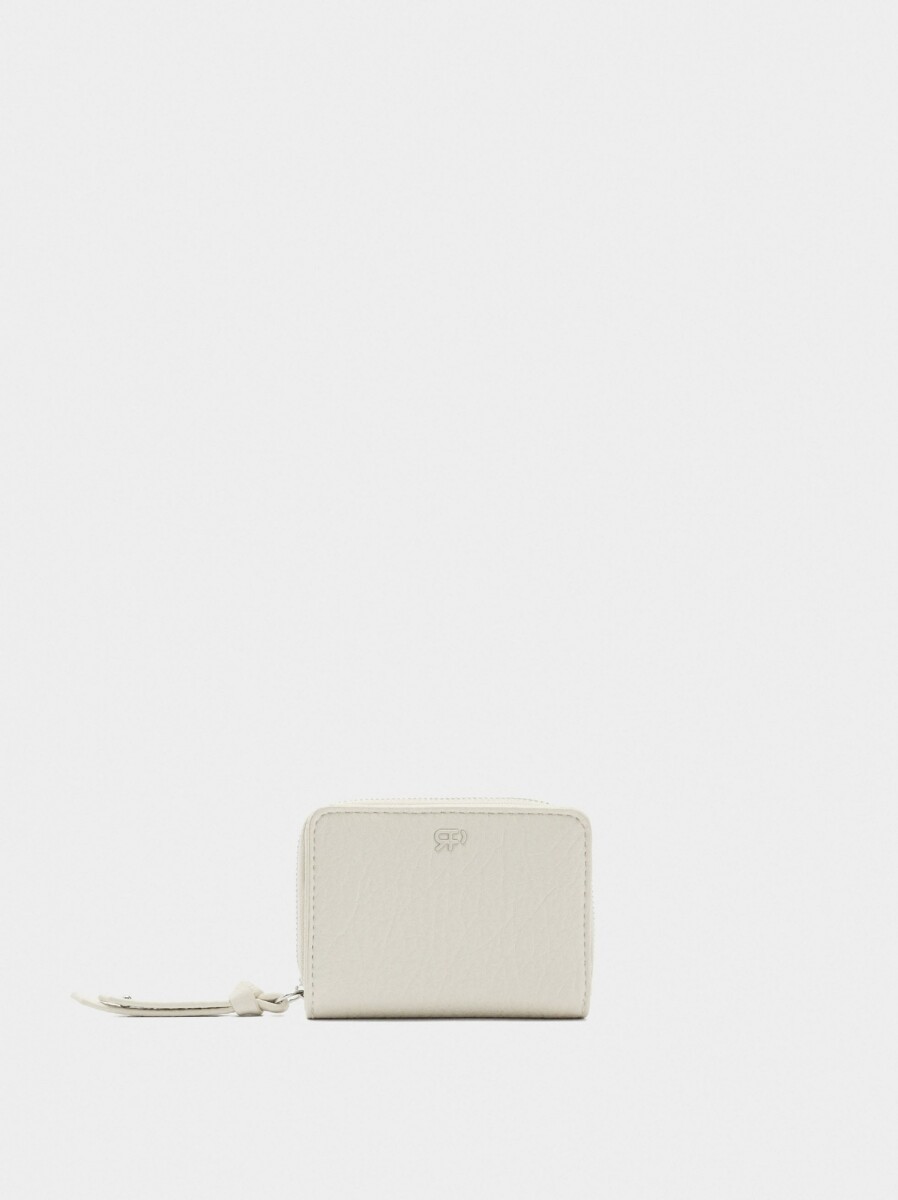 Cartera Efecto Craquelado - crudo 