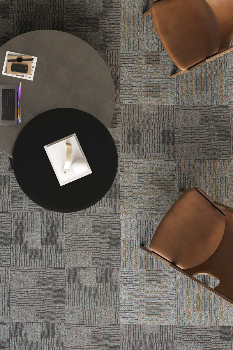 INTERLUDE MODULAR BAC MOQUETTE MODULAR INTERLUDE 50X50CM 054 STEEL