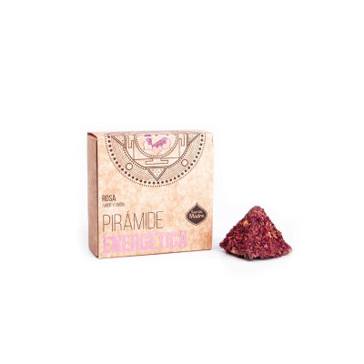 Pirámide energética Rosas Piramide Energetica X4 Rosa