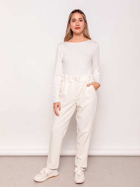 PANTALÓN EMBER Vainilla