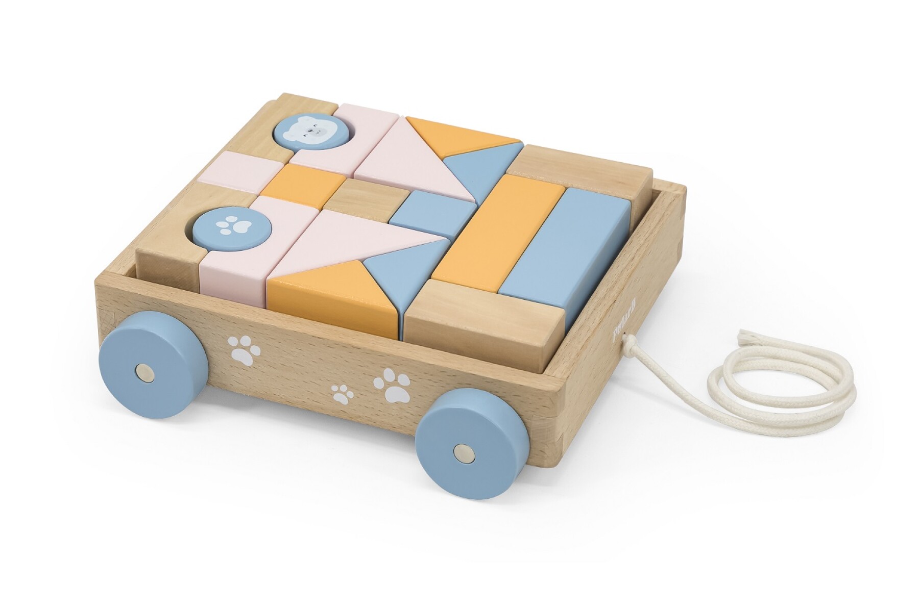 Juego de Arrastre Polar B con Bloques para Armar 