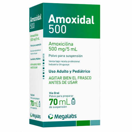 Amoxidal Suspensión 500mg 70ml Amoxidal Suspensión 500mg 70ml