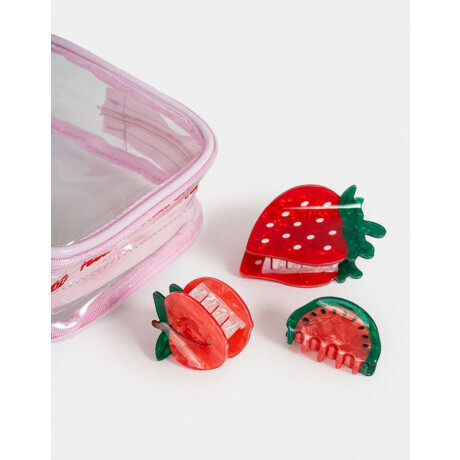 Set De Accesorios De Pelo Combinacion Multicolor