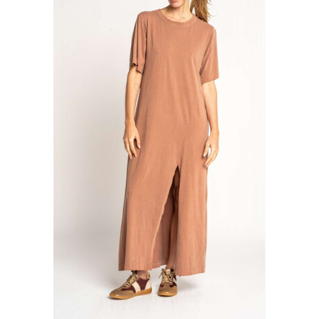 Vestido Maxi Tajo Vison