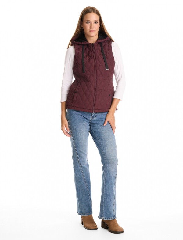 Chaleco Abrigo Capit BORDEAUX