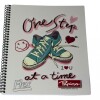 CUADERNO PAPIROS CON ESPIRAL DE 96 HOJAS TAPA ONE STEP