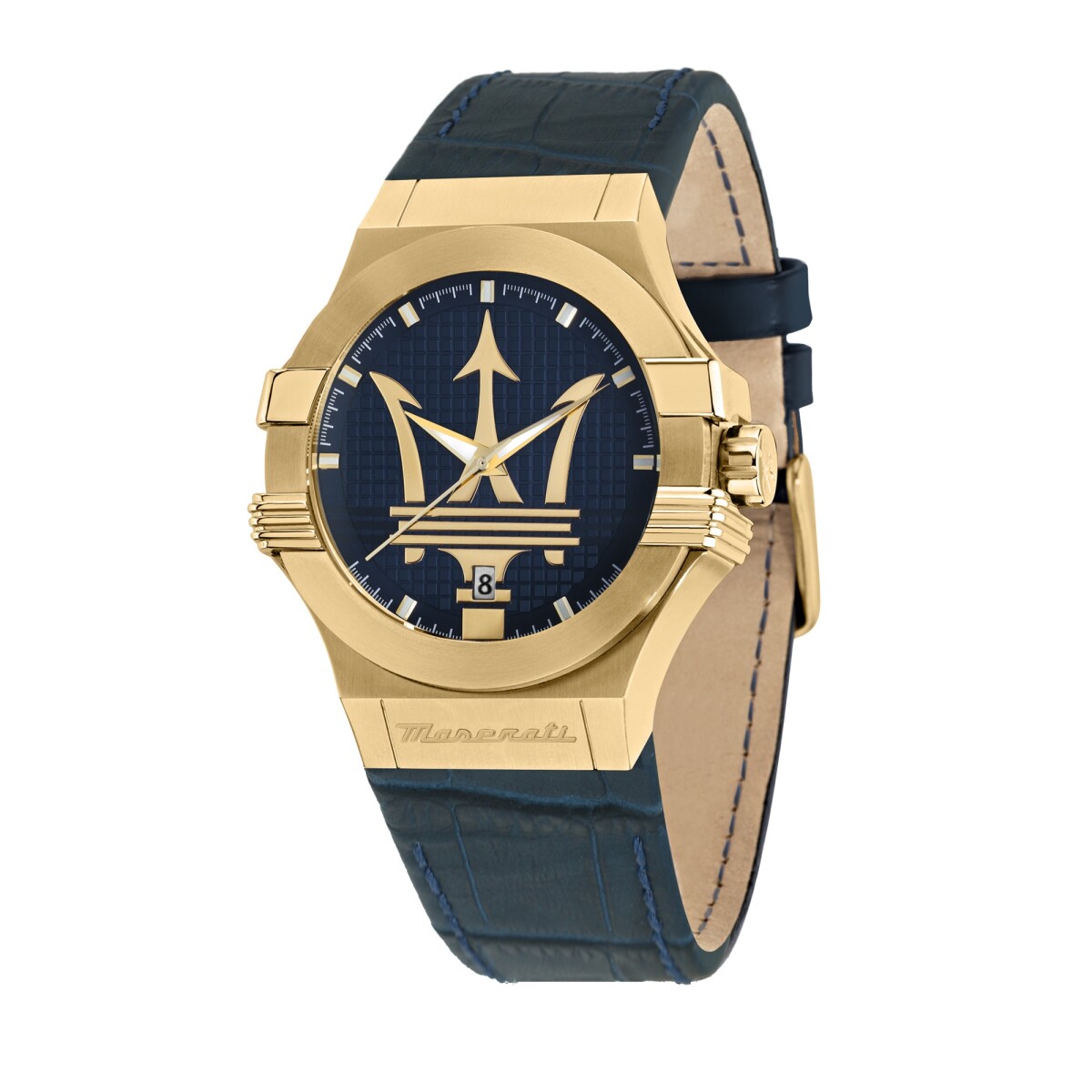 Reloj Maserati Fashion Cuero Azul 