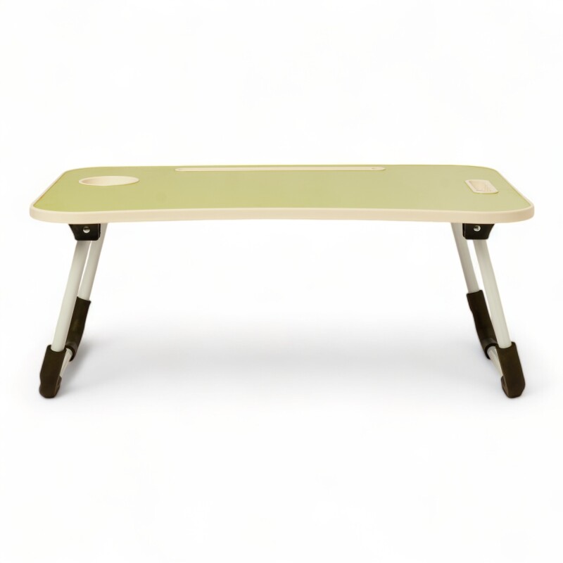 Mesa Laptop Cama Con Posa Vaso Verde Claro