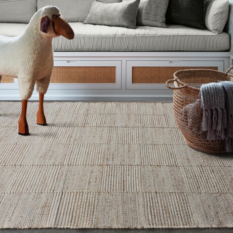 ALFOMBRA YUTE-Y-LANA NATURAL-BEIGE BOONTON