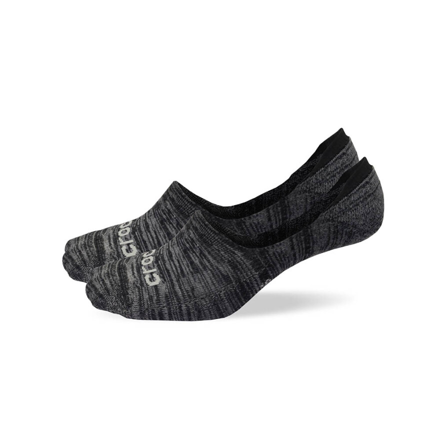 Medias Crocs Wide Mouth Hidden Liner (Random Feed) Unisex Charcoal/multi