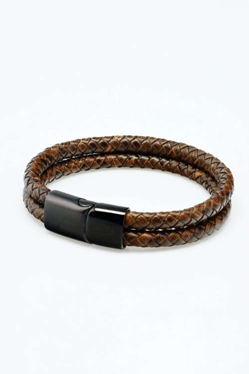 Pulsera cuero Tostado