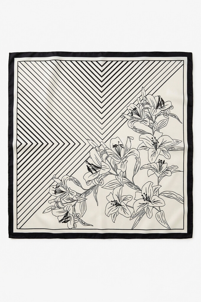 FOULARD RAYAFLOR NEGRO