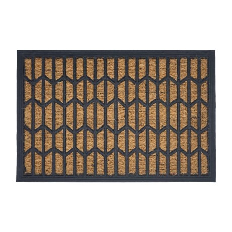 Alfombra Puerta Entrada Felpudo Coco Goma 40X60 Rombo Flecha