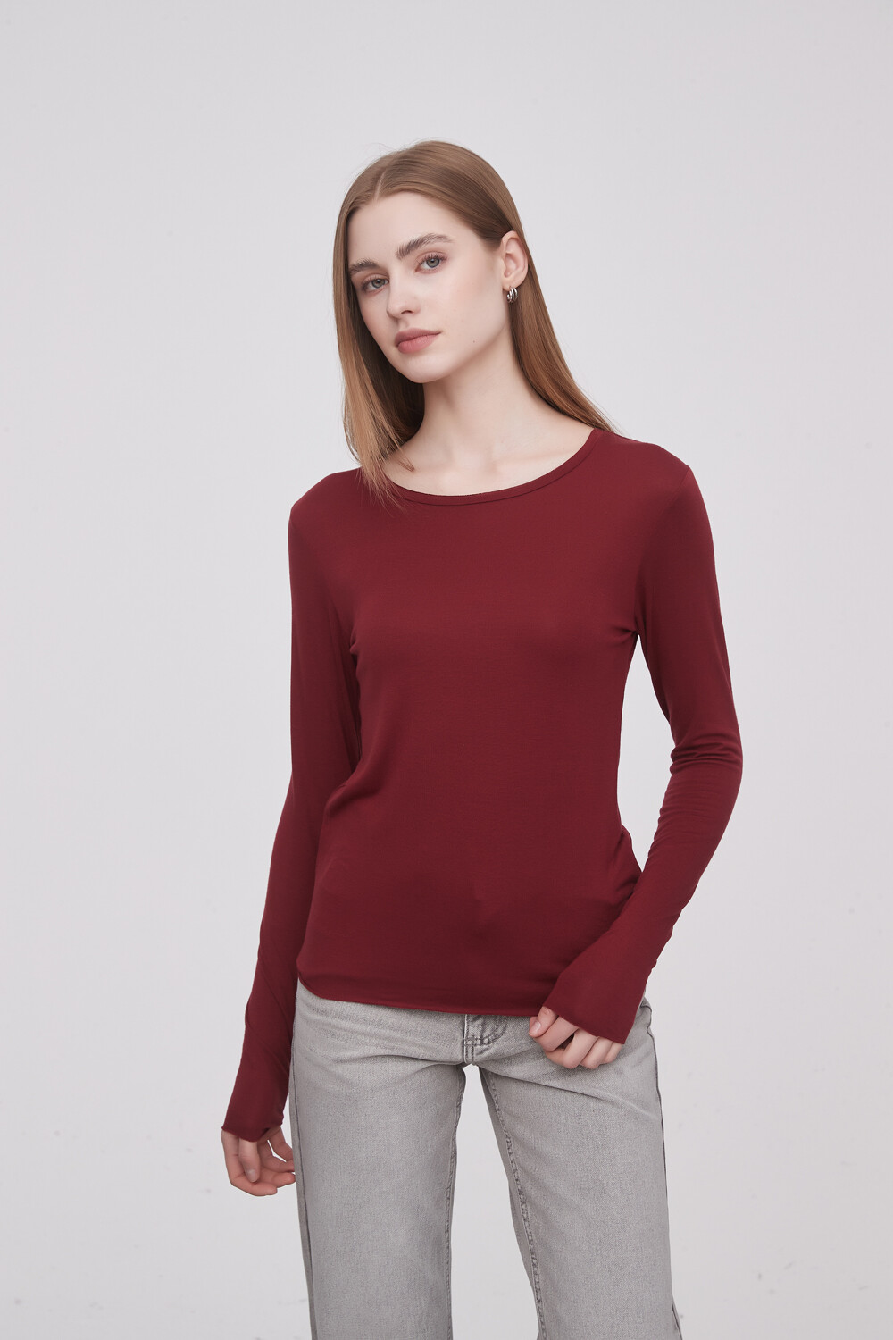 Remera Rimba Bordeaux