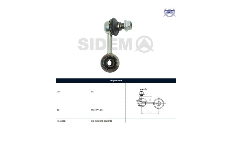 Bieleta Mitsubishi L200 15-25 Der/Izq Bieleta Mitsubishi L200 15-25 Der/Izq