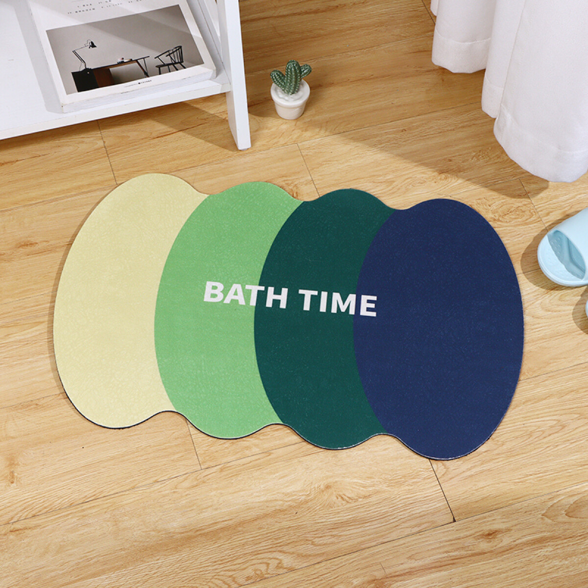 Alfombra Para El Baño Degrade - Verde 