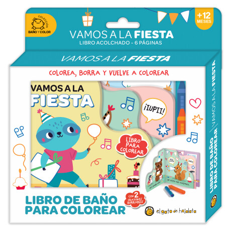LIBRO DE BAÑO VAMOS A LA FIESTA 001
