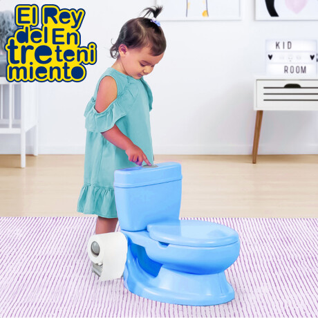 Inodoro Water Pelela C/ Sonido Dolu Producto Europeo! Celeste